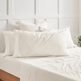 Aldrin Home Carmine Washed Cotton Pillowcases