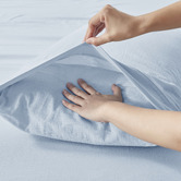 Aldrin Home Carmine Washed Cotton Pillowcases