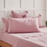 Aldrin Home Carmine Washed Cotton Pillowcases