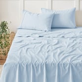 Aldrin Home Carmine Washed Cotton Sheet Set