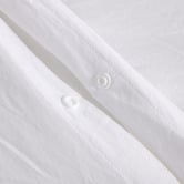 Aldrin Home White Washed Microfibre Quilt Cover Set