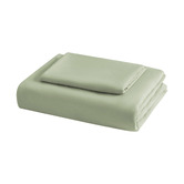 Aldrin Home Sage Washed Microfibre Quilt Cover Set