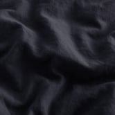 Aldrin Home Navy Washed Microfibre Quilt Cover Set