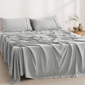 Aldrin Home Washed Microfibre Sheet Set