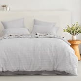 Aldrin Home Iris Jacquard Quilt Cover Set