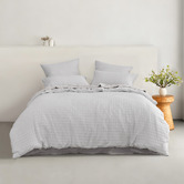 Aldrin Home Iris Jacquard Quilt Cover Set