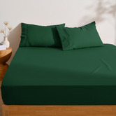 Aldrin Home Lulu Cotton-Blend Recycled Fitted Sheet Set