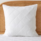 Aldrin Home Heston Down Alternative European Pillow with Pillow Protector