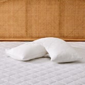 Aldrin Home Ryker Down Alternative V-Shaped Pillow with Pillow Protector