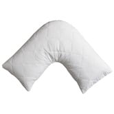 Aldrin Home Ryker Down Alternative V-Shaped Pillow with Pillow Protector