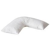 Aldrin Home Ryker Down Alternative V-Shaped Pillow with Pillow Protector