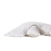 Aldrin Home Ryker Down Alternative V-Shaped Pillow with Pillow Protector