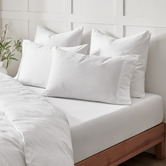 Aldrin Home Rhys 400TC Cotton Sateen Fitted Sheet Set