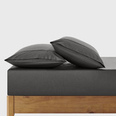 Aldrin Home Rhys 400TC Cotton Sateen Fitted Sheet Set
