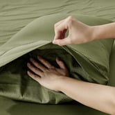 Aldrin Home Rhys 400TC Cotton Sateen Fitted Sheet Set