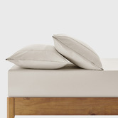 Aldrin Home Rhys 400TC Cotton Sateen Fitted Sheet Set