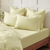Aldrin Home Rhys 400TC Cotton Sateen Fitted Sheet Set