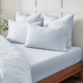 Aldrin Home Rhys 400TC Cotton Sateen Fitted Sheet Set