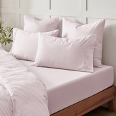 Aldrin Home Rhys 400TC Cotton Sateen Fitted Sheet Set