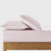 Aldrin Home Rhys 400TC Cotton Sateen Fitted Sheet Set