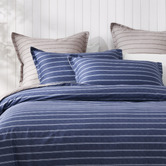 Aldrin Home Amalfi Stripe Cotton Reversible Quilt Cover Set