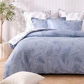 Aldrin Home Daphne Cotton Sateen Reversible Quilt Cover Set