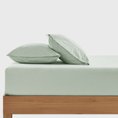Aldrin Home Ropert 300TC Cotton Percale Fitted Sheet Set