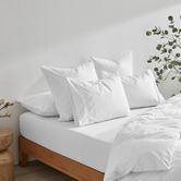 Aldrin Home Ropert 300TC Cotton Percale Fitted Sheet Set