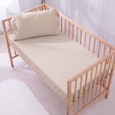Aldrin Home Ropert Cotton Cot Fitted Sheet Set