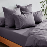 Aldrin Home Ropert 300TC Cotton Percale Fitted Sheet Set