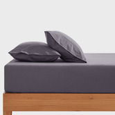 Aldrin Home Ropert 300TC Cotton Percale Fitted Sheet Set