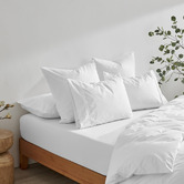 Aldrin Home Ropert 300TC Cotton Percale Fitted Sheet Set