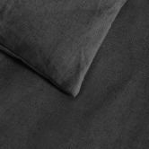 Aldrin Home Charcoal Linen &amp; Cotton Quilt Cover Set