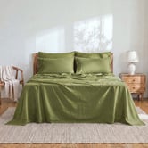 Aldrin Home Riviera Linen &amp; Cotton Sheet Set