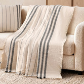 Aldrin Home Sierra Yarn-Dyed Cotton Jacquard Blanket