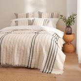 Aldrin Home Sierra Yarn-Dyed Cotton Jacquard Blanket