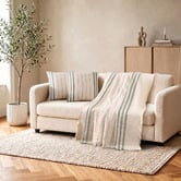 Aldrin Home Zabrie Yarn-Dyed Cotton Jacquard Cushion Covers
