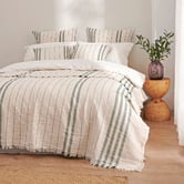 Aldrin Home Zabrie Yarn-Dyed Cotton Jacquard European Pillowcases