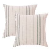 Aldrin Home Zabrie Yarn-Dyed Cotton Jacquard Cushion Covers