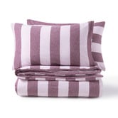 Aldrin Home Stripe Noa Yarn-Dyed Washed Cotton Quilt Cover Set