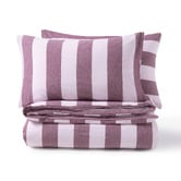 Aldrin Home Stripe Noa Yarn-Dyed Washed Cotton Quilt Cover Set
