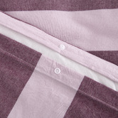 Aldrin Home Stripe Noa Yarn-Dyed Washed Cotton Quilt Cover Set