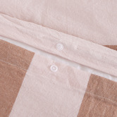 Aldrin Home Stripe Noa Yarn-Dyed Washed Cotton Quilt Cover Set