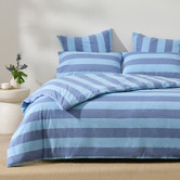 Aldrin Home Stripe Noa Yarn-Dyed Washed Cotton European Pillowcases