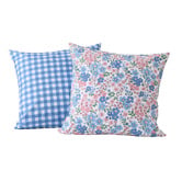 Aldrin Home Vanya Cotton Percale Reversible European Pillowcases