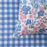 Aldrin Home Vanya Cotton Percale Reversible European Pillowcases