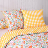 Aldrin Home Vanya Cotton Percale Reversible European Pillowcases