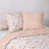 Aldrin Home Vanya Cotton Percale Reversible European Pillowcases