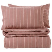 Aldrin Home Zinnia Yarn-Dyed Washed Cotton Reversible Quilt Cover Set