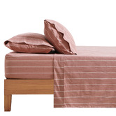 Aldrin Home Zinnia Yarn-Dyed Washed Cotton Sheet Set